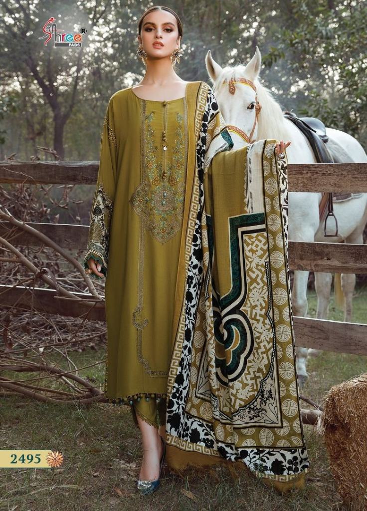 Shree Mariya B Collection Vol 4 Nx Cotton Dupatta Fancy Pakistani Salwar Suit