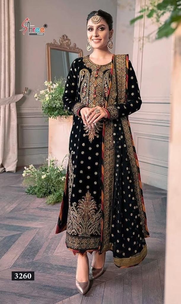Shree Mariya B Embroidered Velvet Edition 23 Vol 2 Winter Wear Pakistani Suits