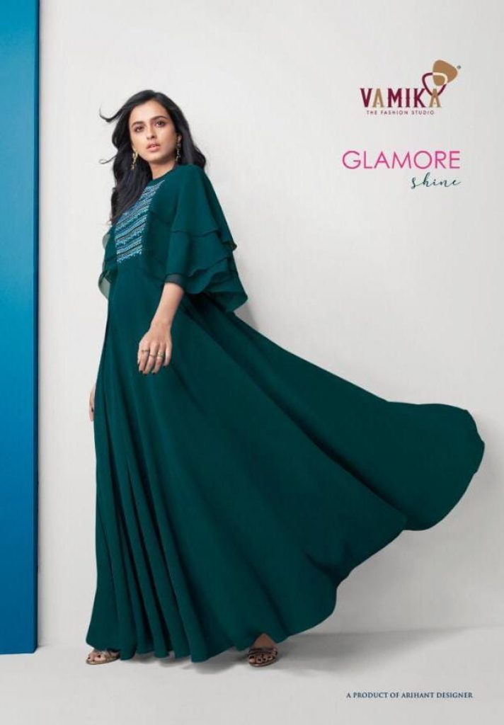  Vamika Glamore Shine Western Designer Gown Catalog 