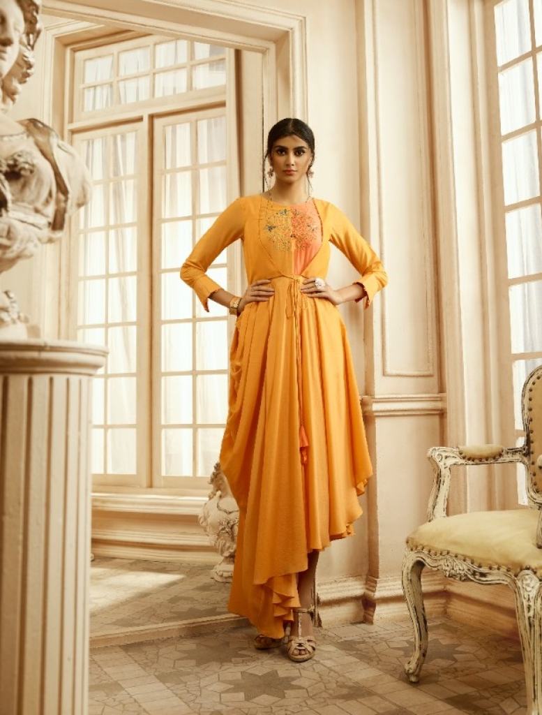 Vouch Aashna Embroidery Rayon Gown Collection