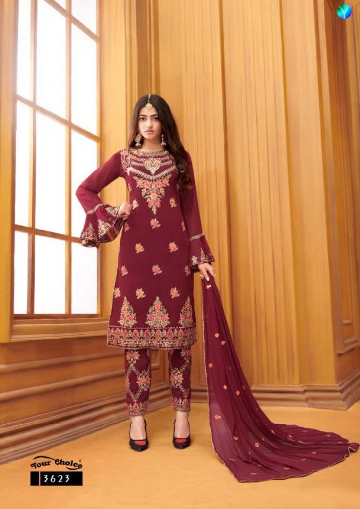 Y.C  presents Shahnaz Designer Salwar Suits
