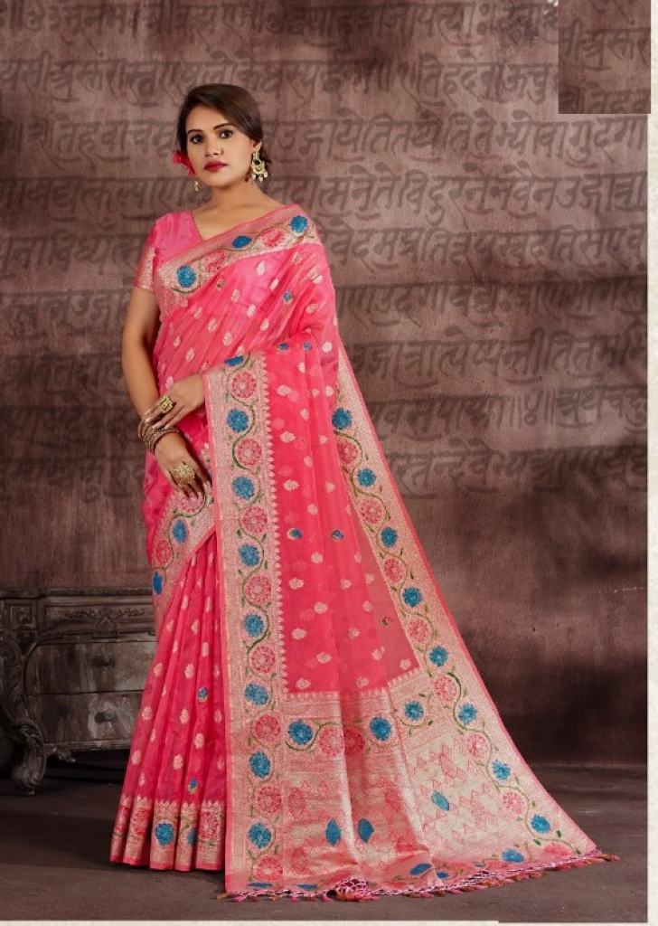 Ynf Radesh Organza Fancy Wear Saree Collection Buy Wholesale Sarees Catalog