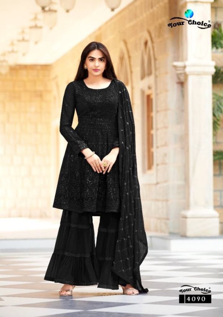 Your Choice Della Georgette  Festive Wear Designer Salwar suits 