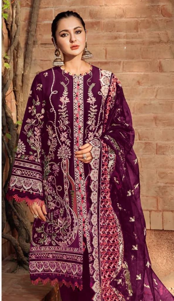 Zaha Aafiya Vol 1 Exclusive Pure Velvet Embroidery Pakistani Salwar Suits