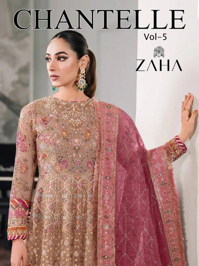 Zaha Chantelle Vol 5 Pakistani Salwar Kameez