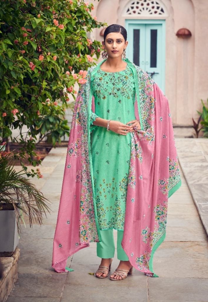 Zulfat Mugdha  Cotton with Exclusive Print Designer Dress Material