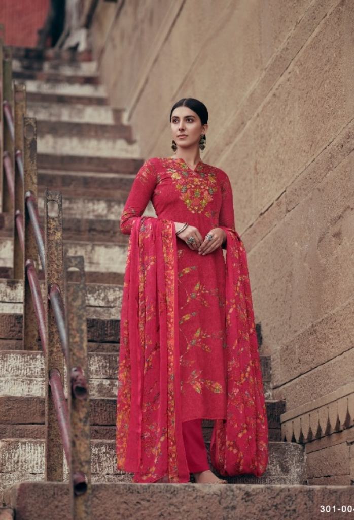 Zulfat presents  Amira  Designer Dress Material 