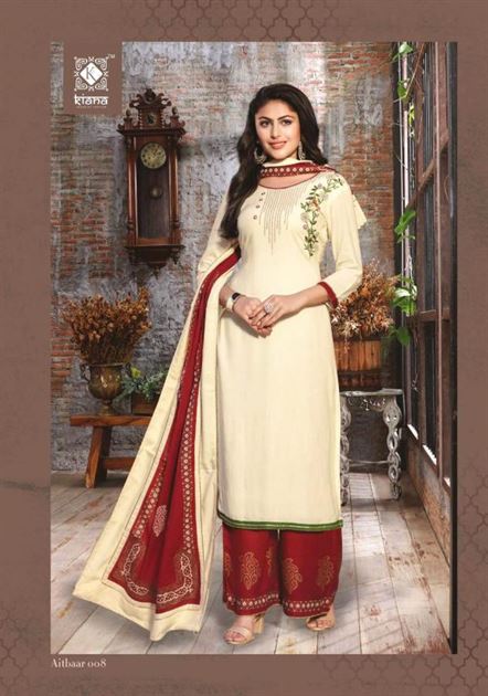 Buy aitbaar party wear kurti with palazzo collection