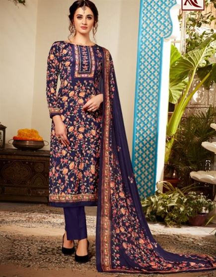 Kanish - alok suit churidar dress materials catalogue
