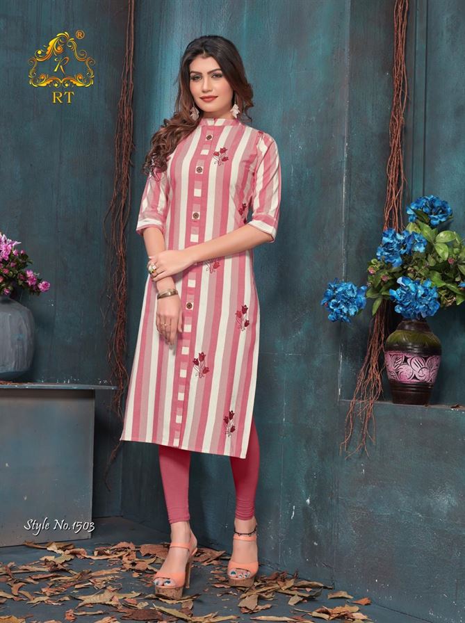 RangRoop By Wooglee Nyra Cut Designer Kurtis Catalog - The Ethnic World