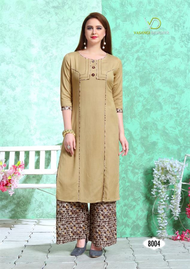 New Exclusive Design Kurti With Fancy Plazo – Khatumbdi-Fashion