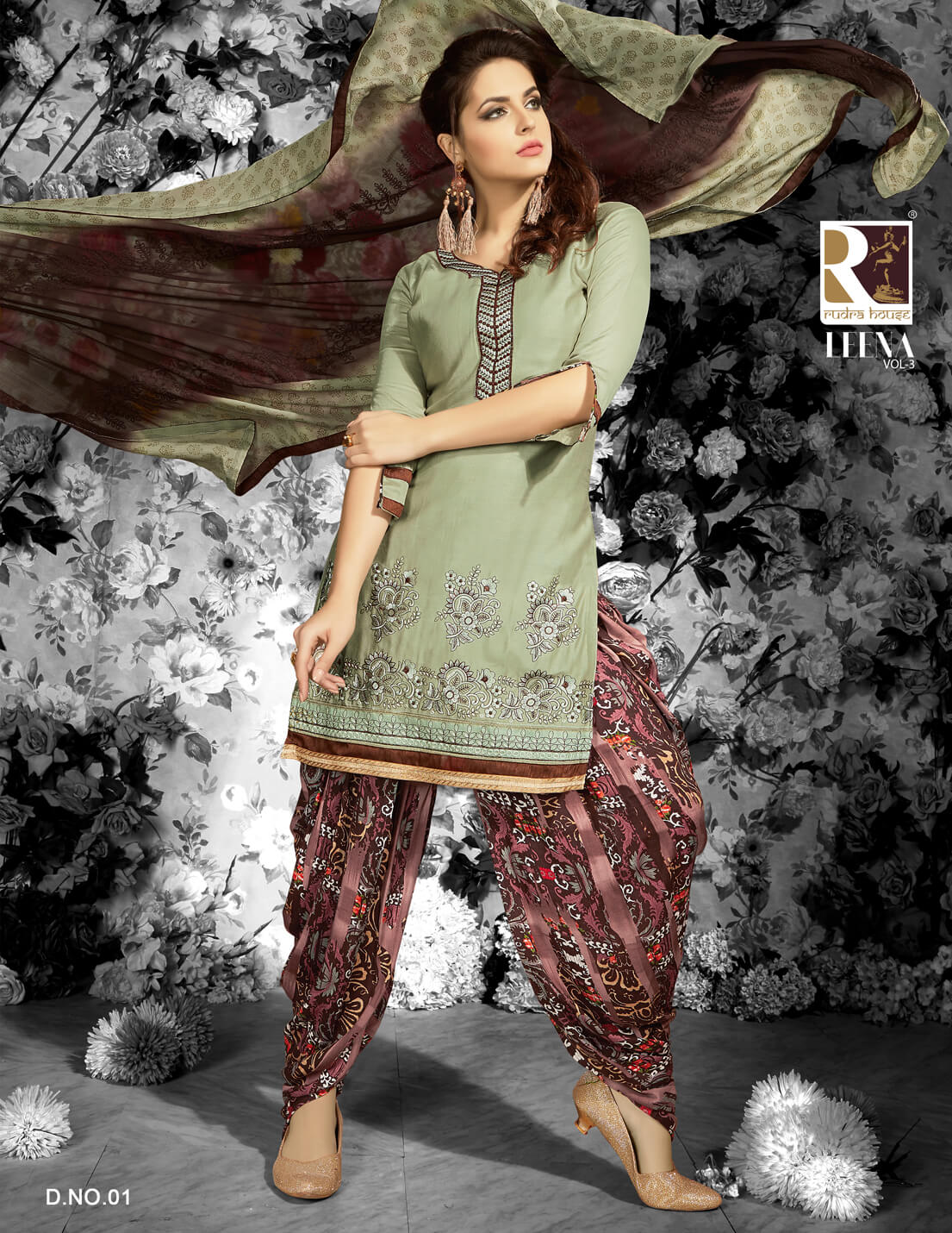 wholesale Leena-3 dress material 