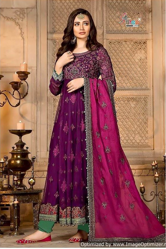 Mbroidered Maria B-5 Nx : Shree Fabs Catalogue