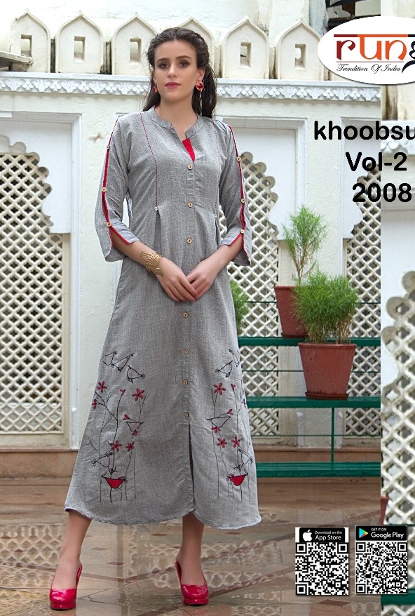 Khoobsurat Vol 2 Rung Kurtis Catalogue