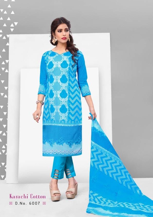 Karachi 6 Noor Dress Material catalogue