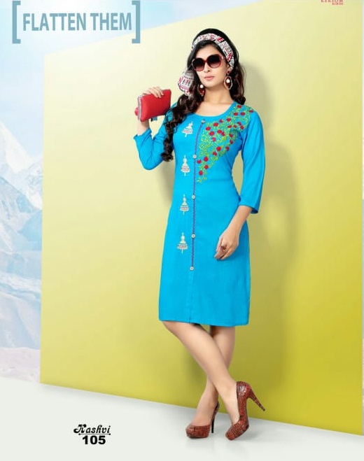 Kashvi Kersom  Casual Wear Short Kurtis Set