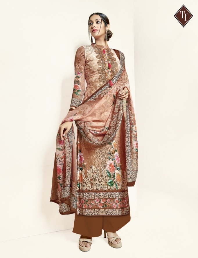 Lehja Vil 3 Tanishk Fashion Dress Material Set