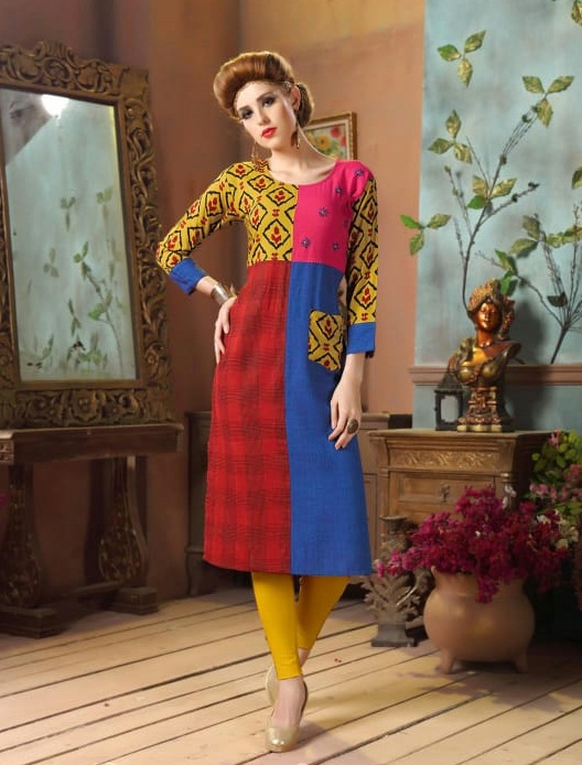 Panash Vol 02 Kersom Straight Kurtis 