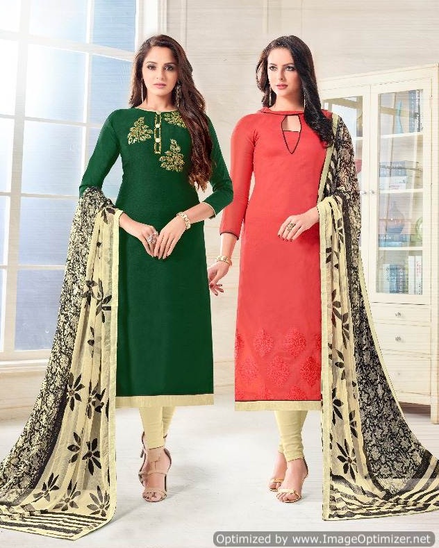 Eena Meena 9 AVC Churidar Dress Material Set