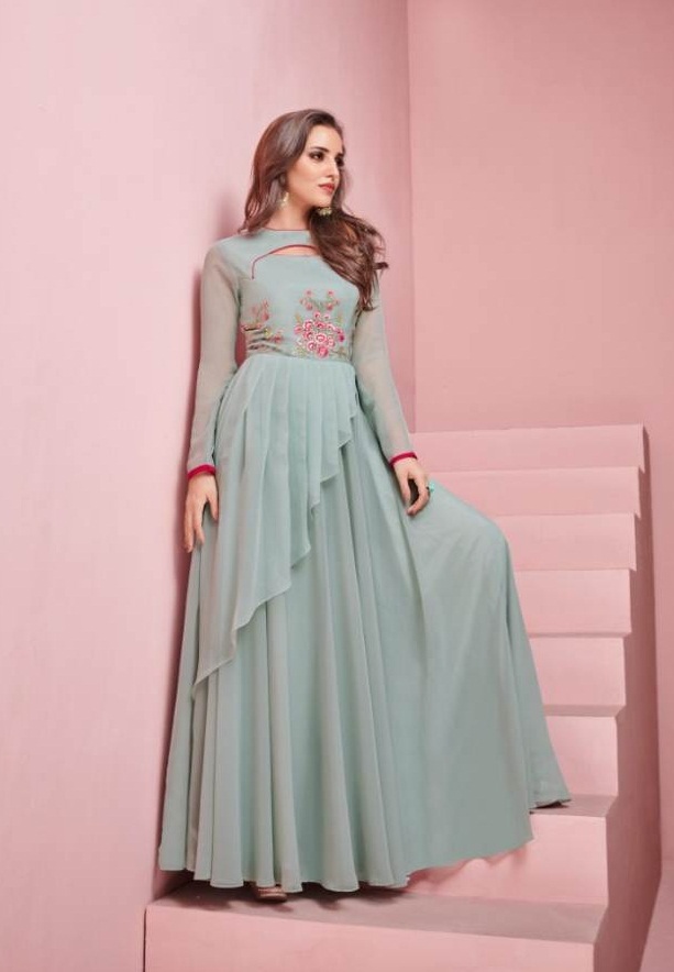 Glam Up Arihant Nx Party Wear Gown Kurtis