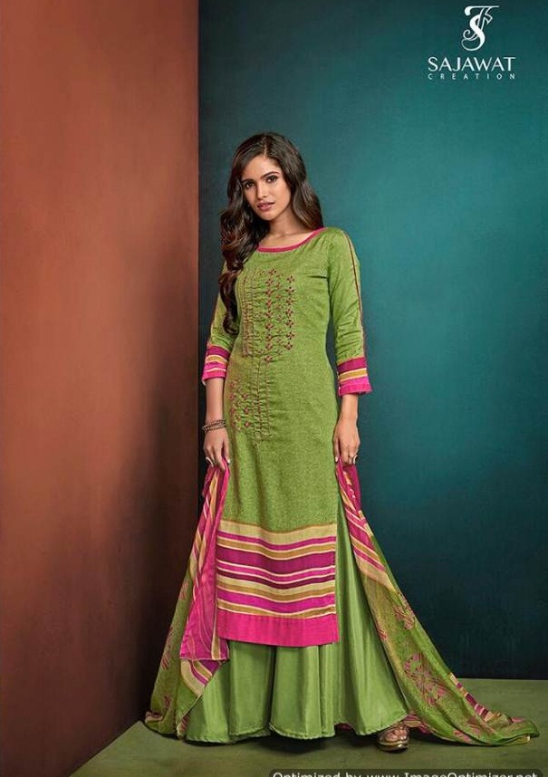 Glory Sajawat Dress Material Set