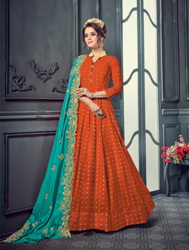 AF 1008 Colors Eba Party Wear Gown