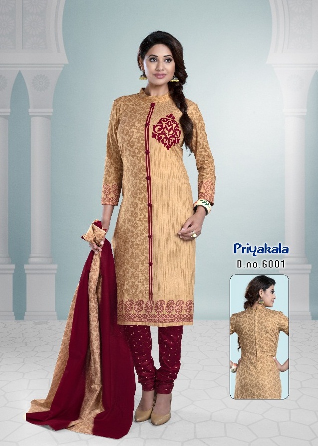Priyakala Vol 06 Meenaxi Dress Material
