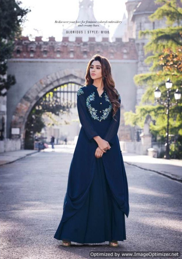 Wanna Sasya vol 1 Designer Fancy Silk Kurti Design
