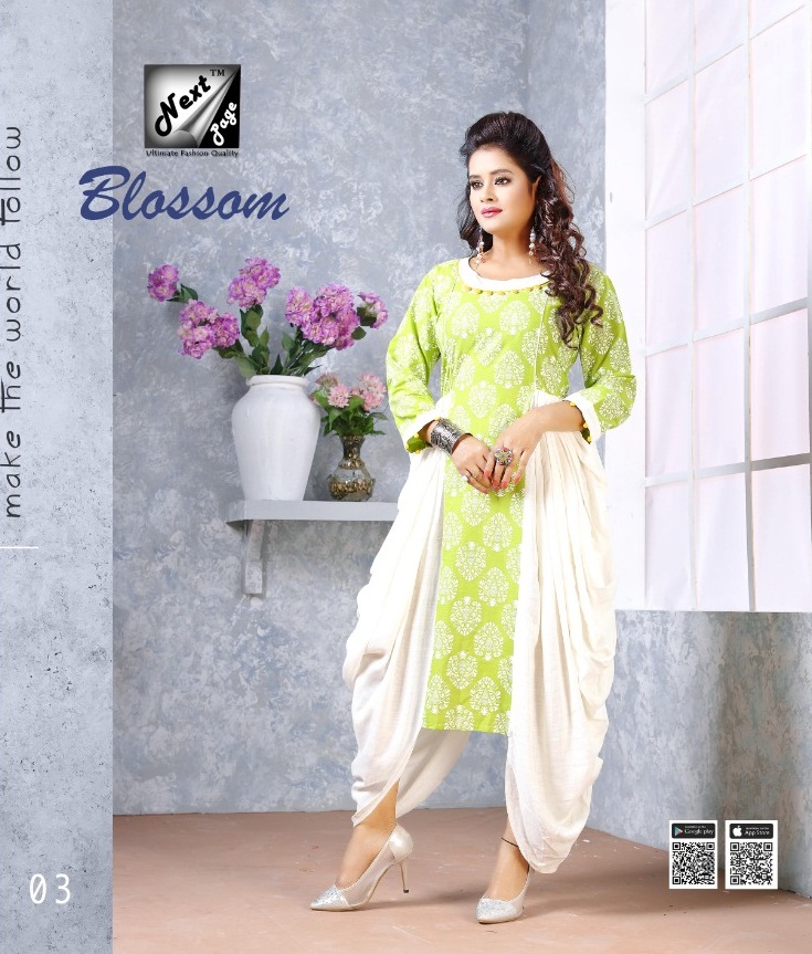 BLOSSOM causal wear  kurti  catalogue