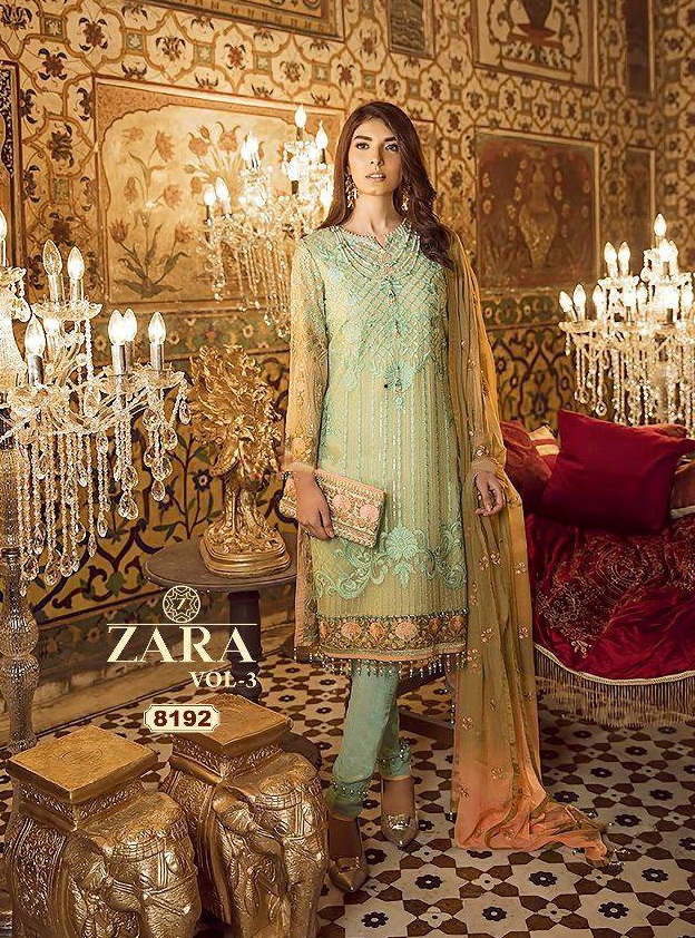 Zara Vol 3 Designer Pakistani Salwar Suits catalogue 