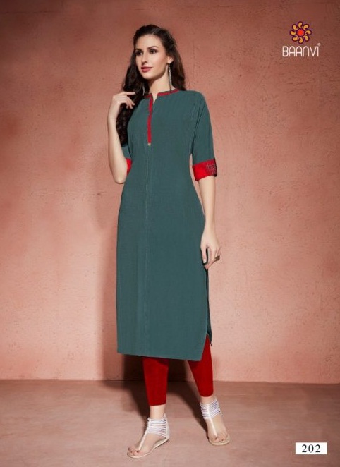 Aasira vol 2 baanvi causal wear kurti catalogue 