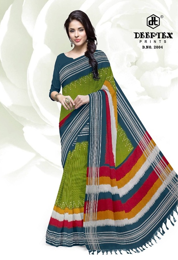 Ikkat vol 2 deeptex cooton sarees catalogeu 