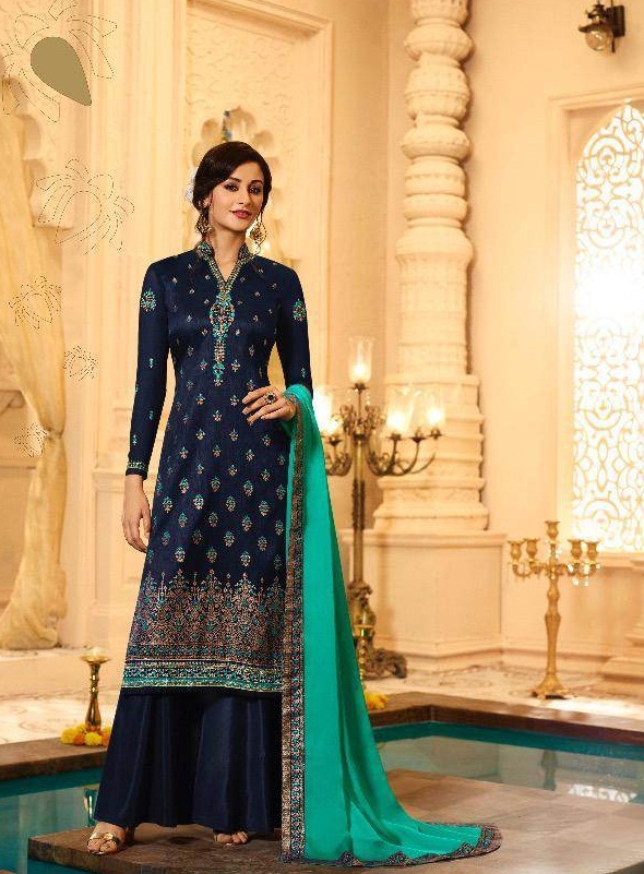 Mahika zubeda palazzo  salwar kameez catalogue