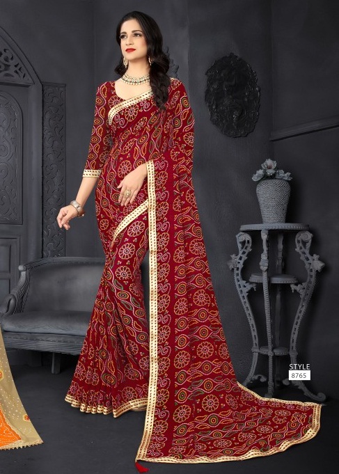 Ghunghru 8 kodas daily wear sarees catalogue 