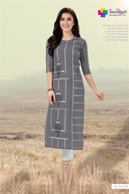 Jennifer by sanskruti fancy kurti catalogue 