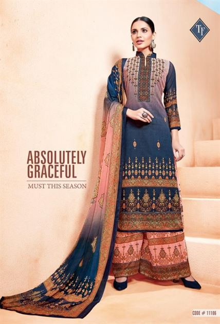 Aarya by tanishk fashion designer dress materials catalogue 