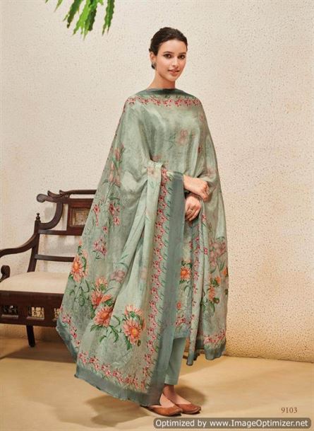Heer vol 48 by kimora fashion designer dress materials catalogue