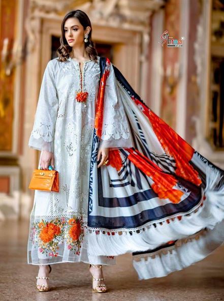 Sana safinaz premium lawn by shree fabs pakistani salwar kameez