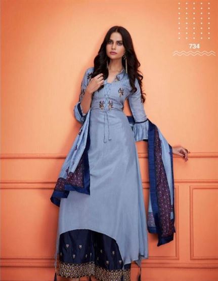 Sarthi vol 6 by sajawat creation long kurti catalogue 