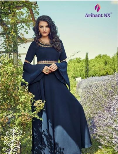 Floss by arihant  long party wear gown catalogue 