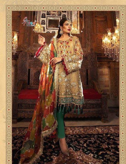 Mbroidered Mariya B vol 8 by shree fabs pakistani salwar suit