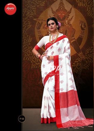 Pooja by apple fashion traditional sarees catalogue 
