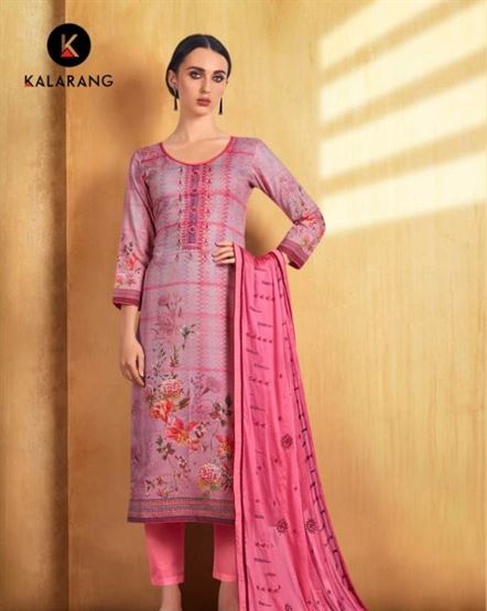 Kalarung fashion by heritage churidar dress maerials catalogue 