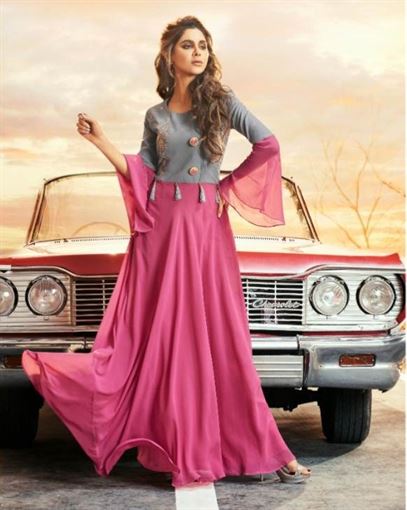 Zara vol 2 nx by arihant long gown collection.
