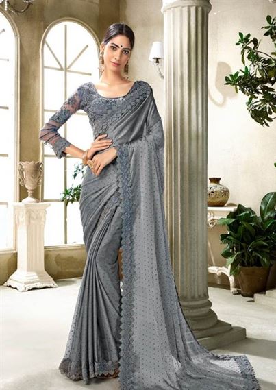 Saroj present  Aarzoo  Festive Wear Chiffon Saree