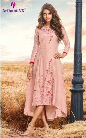 Upstylish by arihant nx long fancy kurtis catalogue wholesale rate