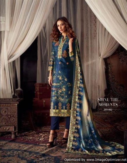  Moroccan Silk by Belliza - Fancy Designer - Dress Material