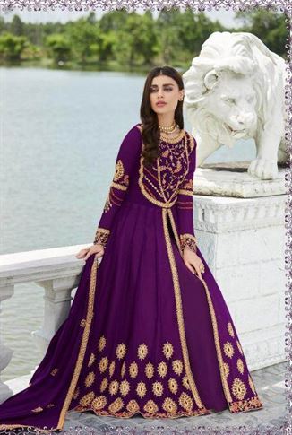 Aashirwad Present Nayra Designer Real Georgette Wedding Wear Heavy Salwar Suits Catalogue