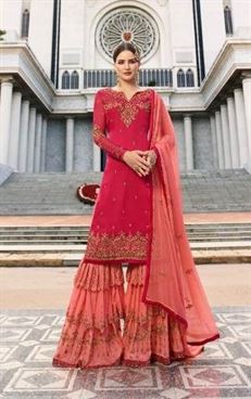 Fiona present Noorie  sarara vol 9 Festive Wear Salwar Suits catalogue.