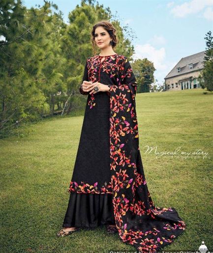 Belliza present Ruhani Pure Pashmina Digital Printed Dress Material collection. 